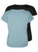2er-Pack kurz&auml;rmlige T-Shirts, Blau, Packshot image number 1