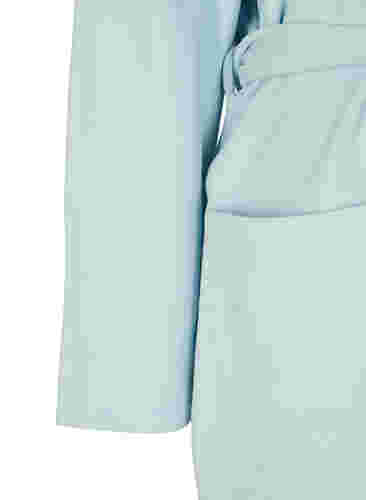 Bademantel mit Reißverschluss und Kapuze, Cashmere Blue, Packshot image number 3