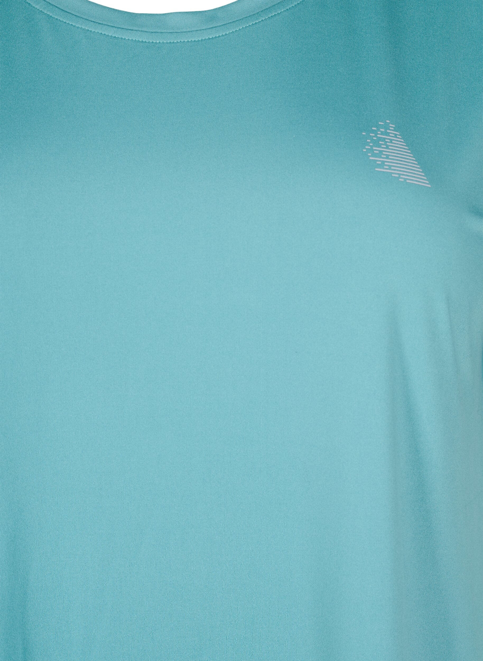 ZizziEinfarbiges Trainings-T-Shirt., Gr&uuml;n, Packshot image number 2