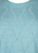 Gestrickter Pullover mit Lochmuster, Reef Waters Mel., Packshot image number 2