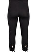 3/4 Leggings aus Viskose mit Schleife, Black, Packshot image number 1