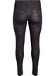Viskose Leggings mit Druck, Schwarz, Packshot image number 1