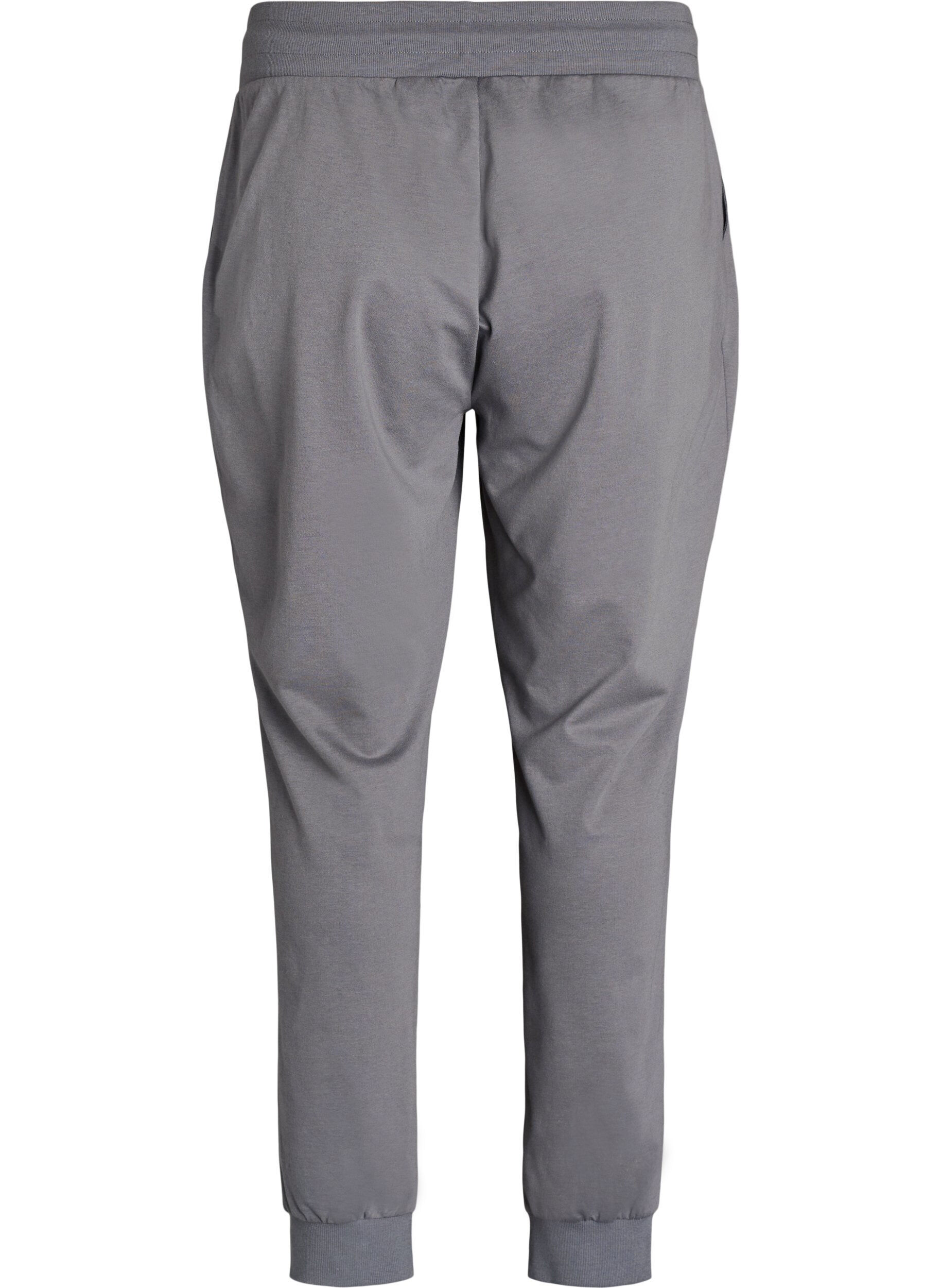 ZizziLockere Trainingshose mit Taschen, Grau, Packshot image number 1