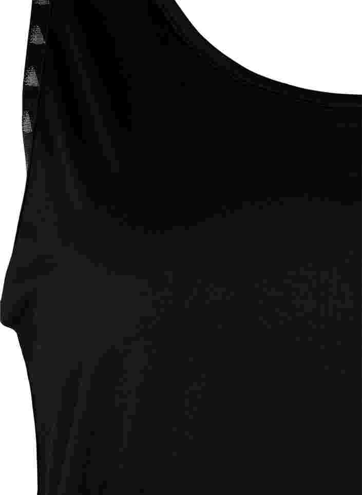 Einfarbiges Trainingsoberteil, Black, Packshot image number 2