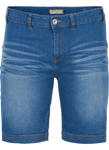 Denim Shorts, Light blue denim, Packshot image number 0
