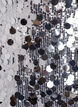Kurzer Paillettenrock mit Gummibund, Silber, Packshot image number 2