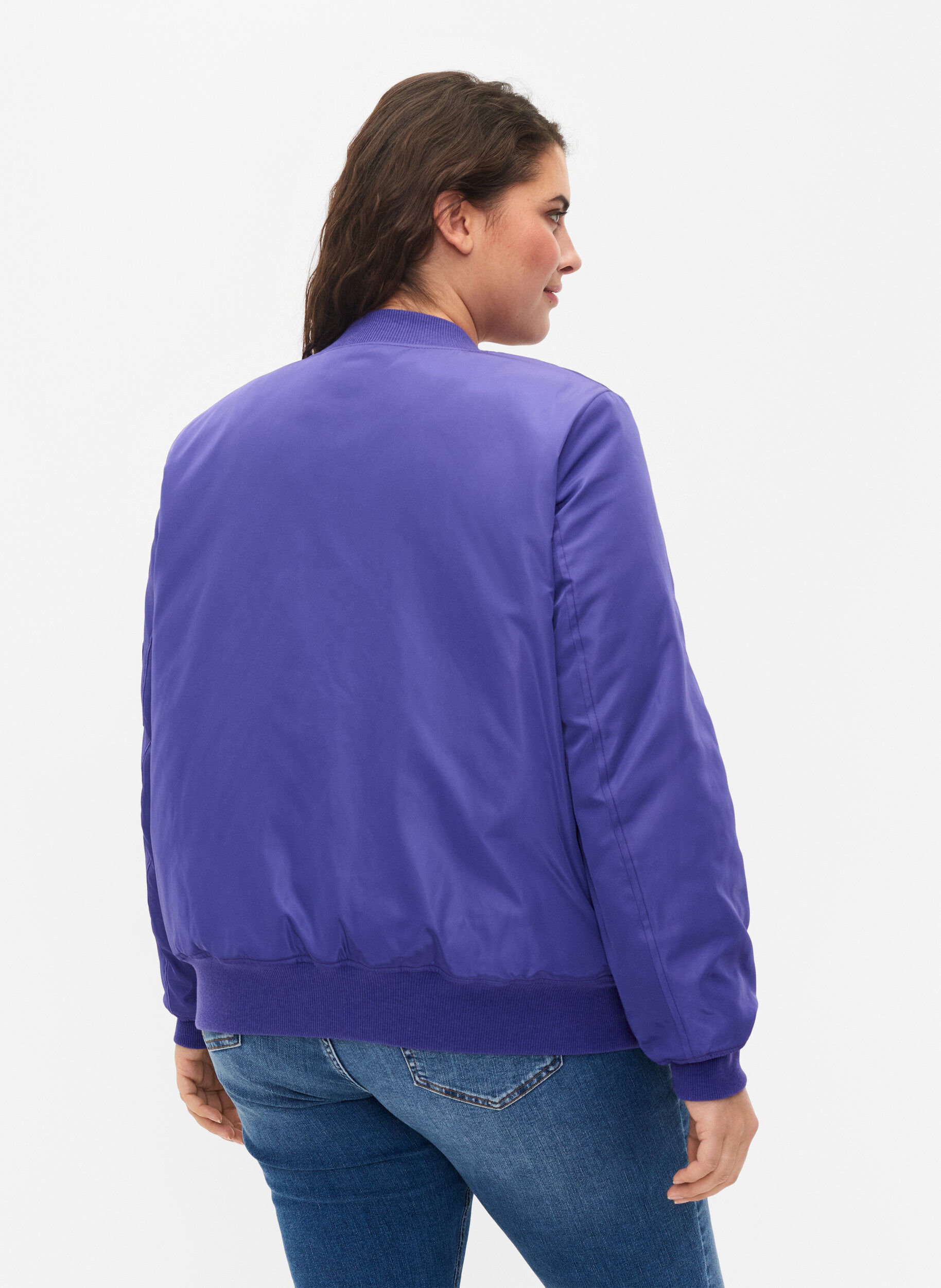 ZizziBomberjacke mit Rei&szlig;verschluss, Purple Opulence, Model image number 1