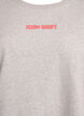 Lockeres Sweatshirt mit Kontrastdetails an den &Auml;rmeln, Grau, Packshot image number 2