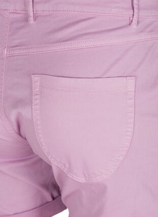 Regular Fit Shorts aus Baumwolle, Lavender Mist, Packshot image number 3