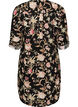 Lange Bluse aus Leinen und Viskose, Schwarz, Packshot image number 1