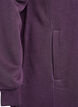 Kurzes Sweatshirtkleid mit Stehkragen und Taschen, Lila, Packshot image number 3