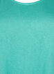 Top mit Struktur und Rundhalsausschnitt, Turquoise, Packshot image number 2