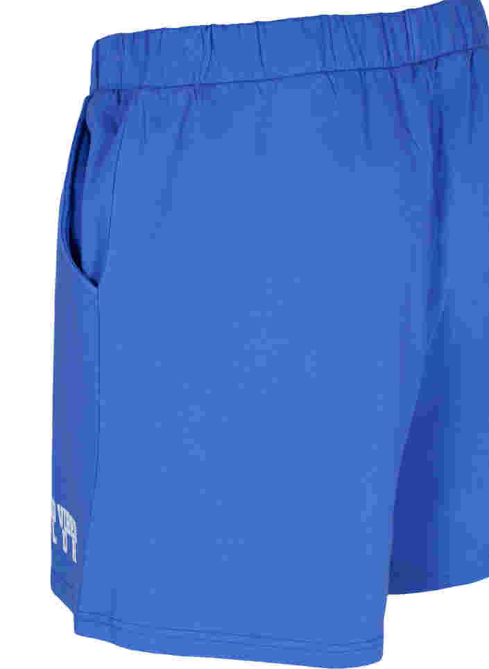Sweatshorts mit Taschen, Dazzling Blue, Packshot image number 3