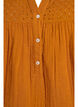 Bluse aus Baumwollmusselin mit Lochstickerei, Orange, Packshot image number 2