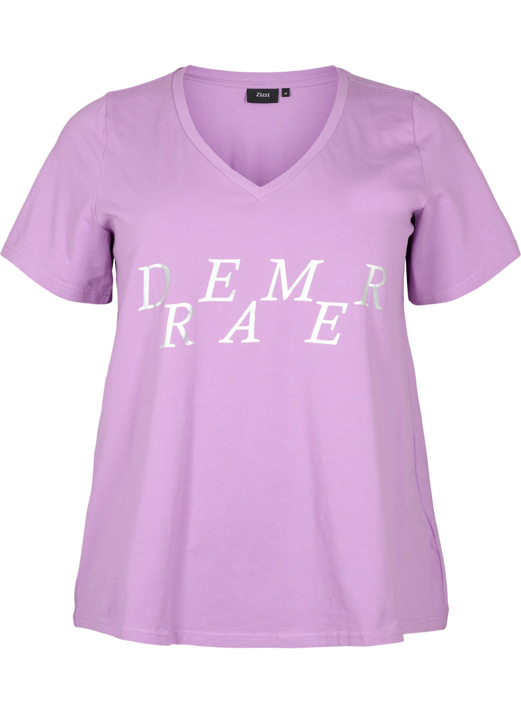 ZizziNachtshirt aus Baumwolle mit Text-Print, L.Crystal w.Dreamer, Packshot image number 0