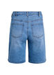 Locker sitzende Jeansshorts mit hoher Taille, Blau, Packshot image number 1