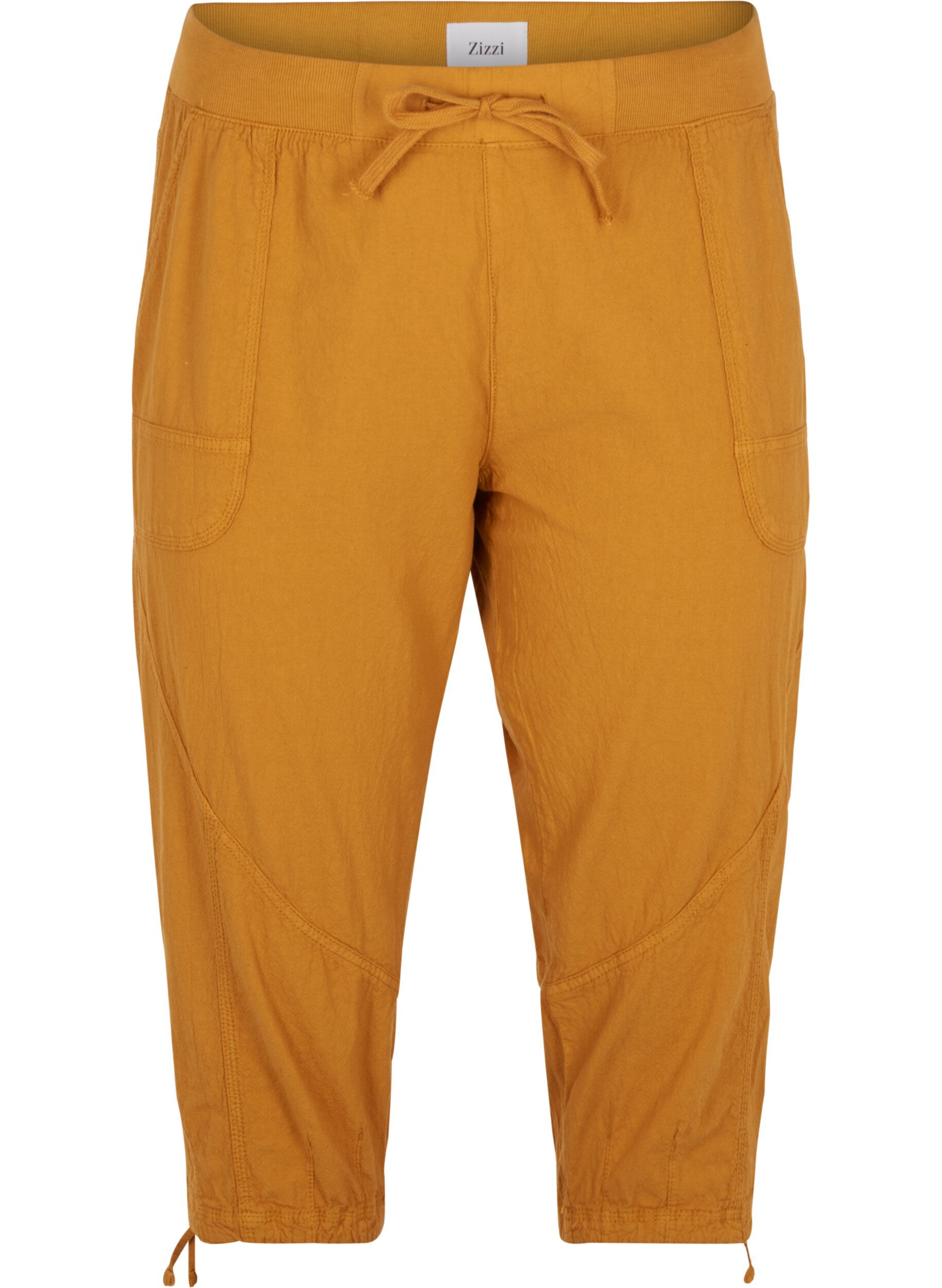 ZizziCaprihose, Golden Yellow, Packshot image number 0