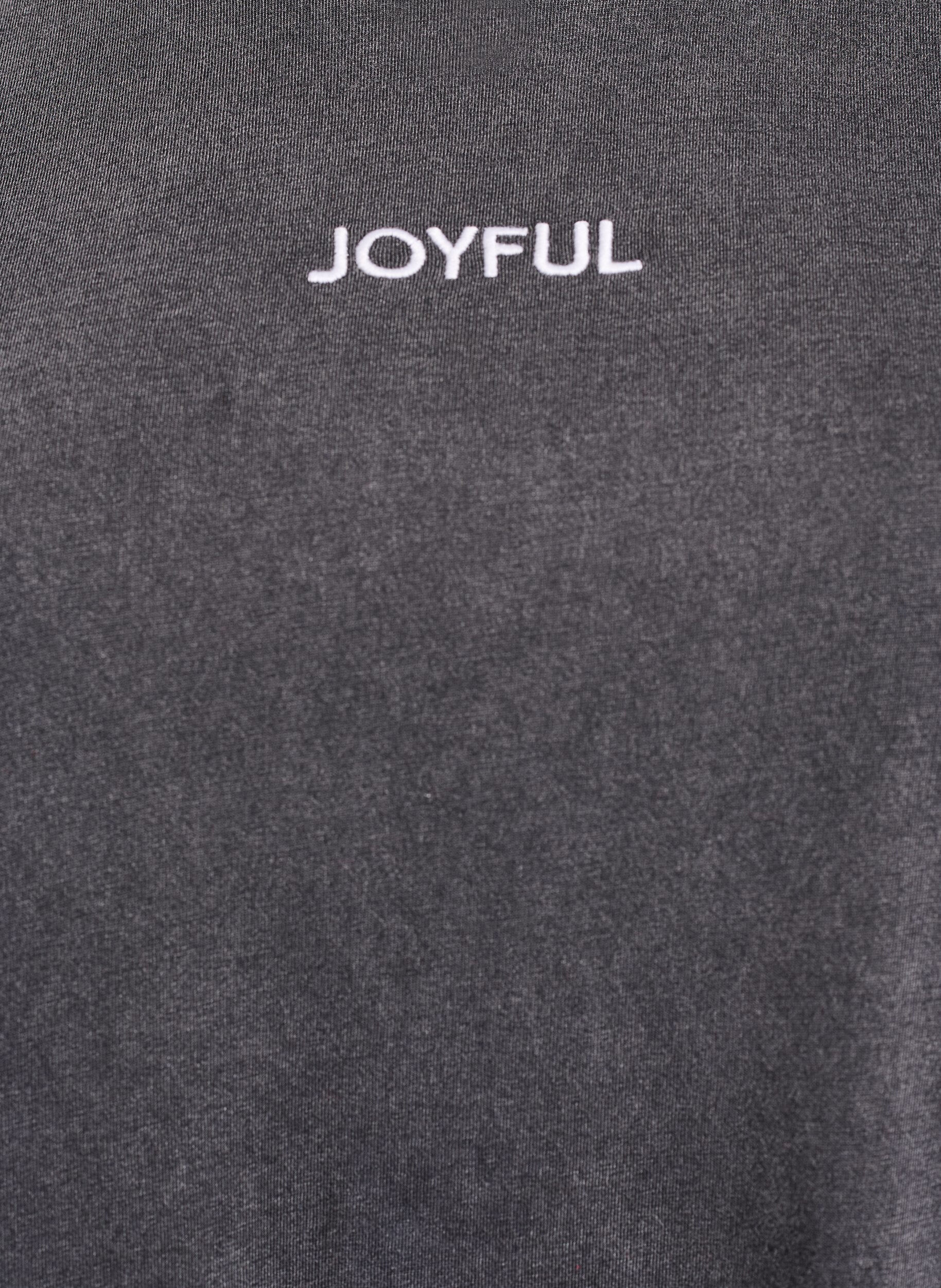 ZizziT-Shirt aus Bio-Baumwolle mit R&uuml;ckenprint, Grau, Packshot image number 2