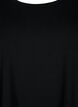 Basic T-Shirt aus Baumwolle mit 3/4-&Auml;rmeln, Schwarz, Packshot image number 2