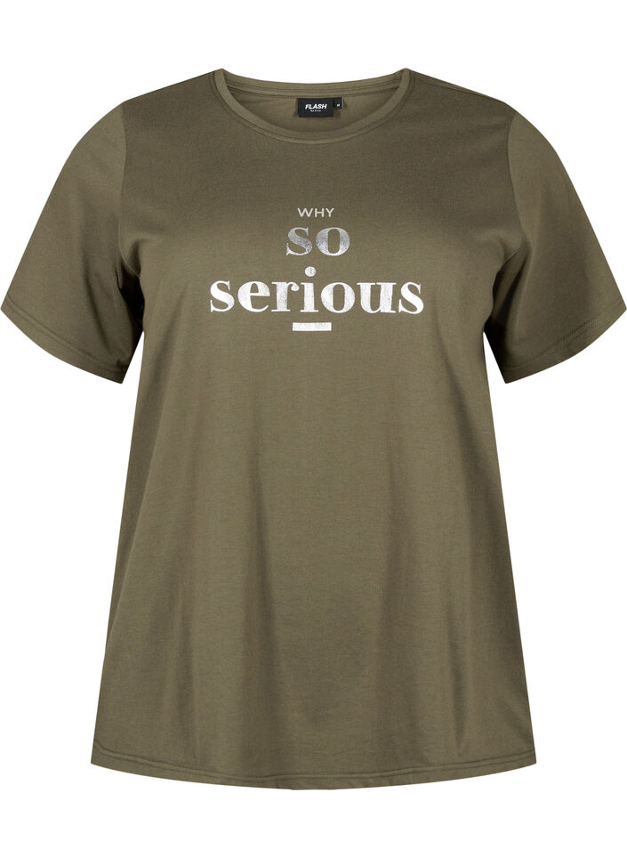 FLASH - T-Shirt mit Motiv, Ivy Green, Packshot image number 0