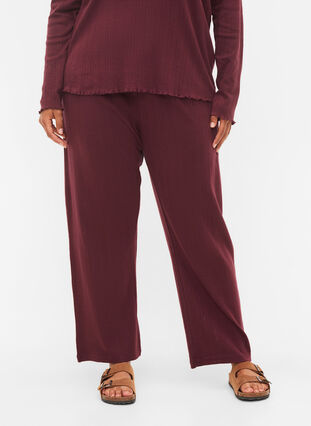 Pyjamahose aus Baumwolle mit Muster, Port Royal, Model image number 2