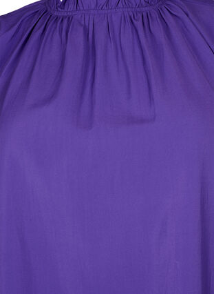 Langärmelige Viskosebluse mit Rüschen, Prism Violet, Packshot image number 2