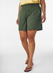 T-Shirt aus Bio-Baumwolle mit Lochstickerei, Gelb, Model image number 3