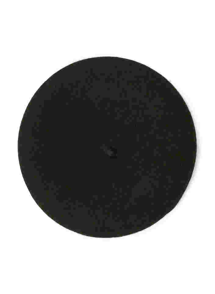 Barett aus Wolle, Black, Packshot image number 2