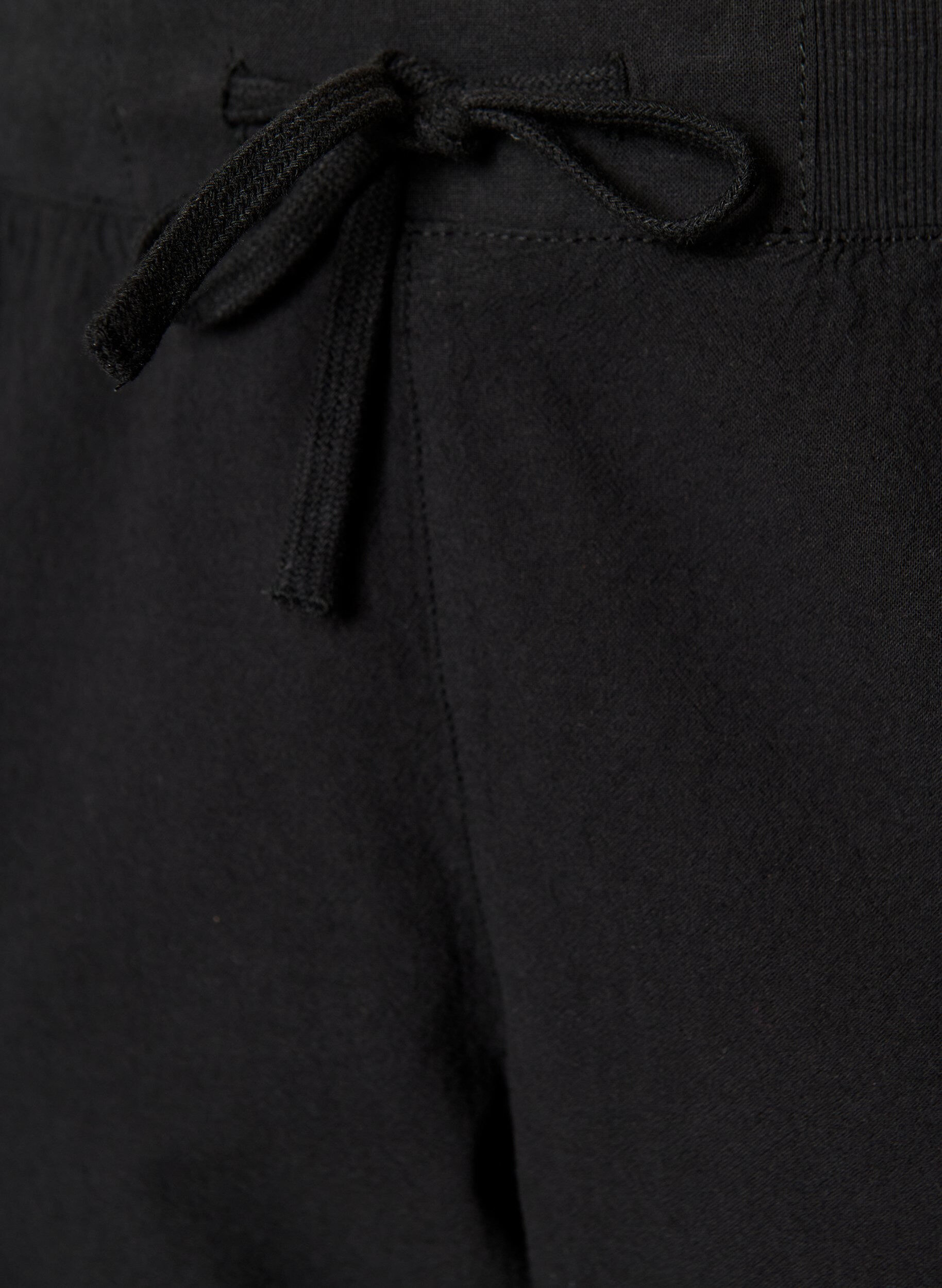 ZizziLockere Shorts aus Baumwolle mit Taschen, Schwarz, Packshot image number 2