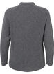 Rollkragenpullover mit Rippstruktur, Dark Grey Melange, Packshot image number 1