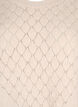  Strickbluse mit Spitzenmuster, Pumice Stone Mel., Packshot image number 2