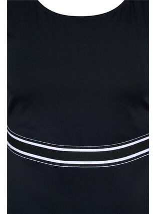 Badeanzug mit Rundhalsausschnitt, Black, Packshot image number 2