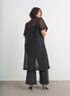 Kleid aus Organza mit Brusttaschen und Puff&auml;rmeln, Schwarz, Model image number 2