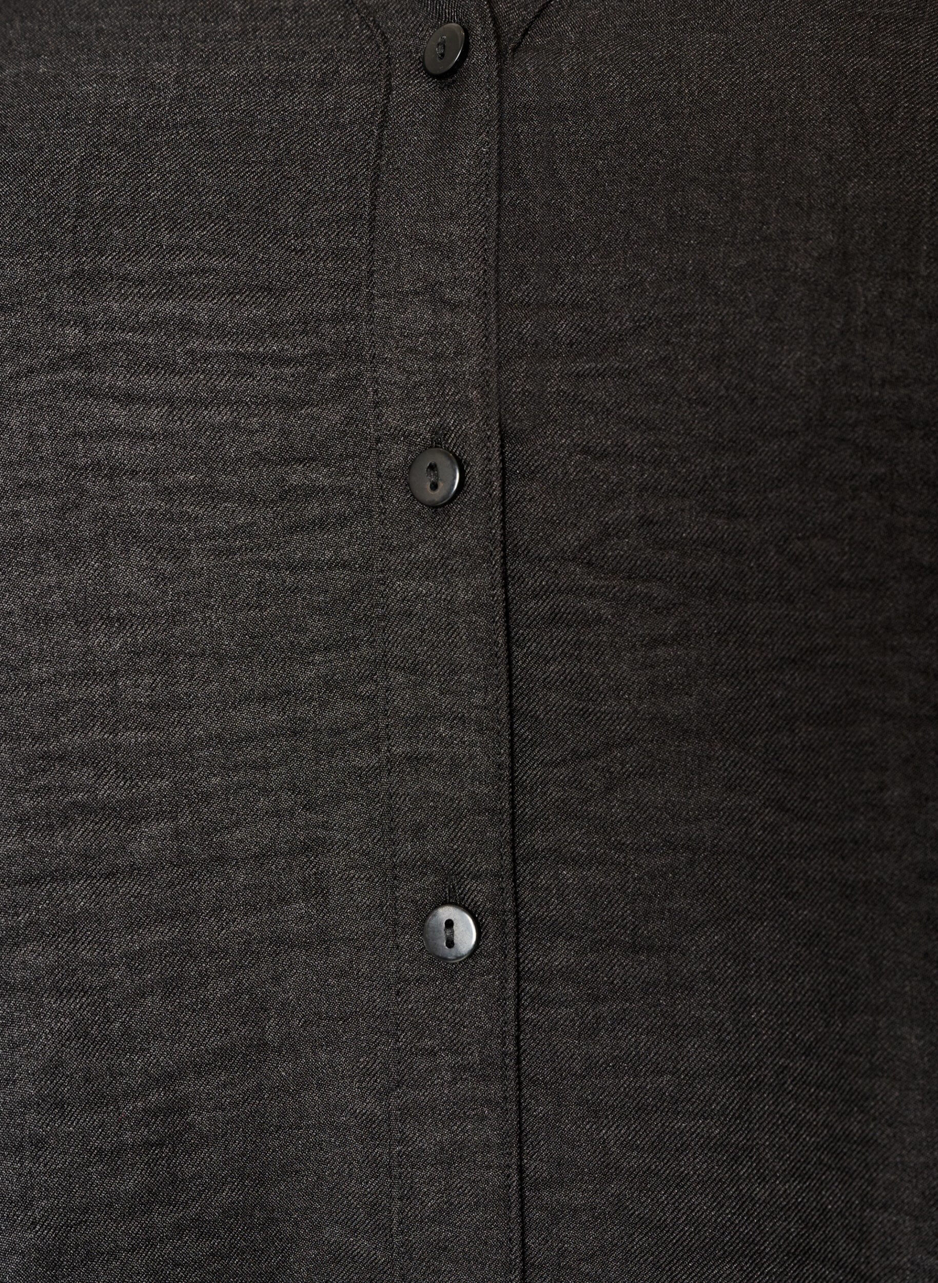 ZizziLockere Bluse mit V-Ausschnitt, Schwarz, Packshot image number 2