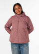 Leicht wattierte Jacke mit Rautensteppung, Rot, Model image number 0