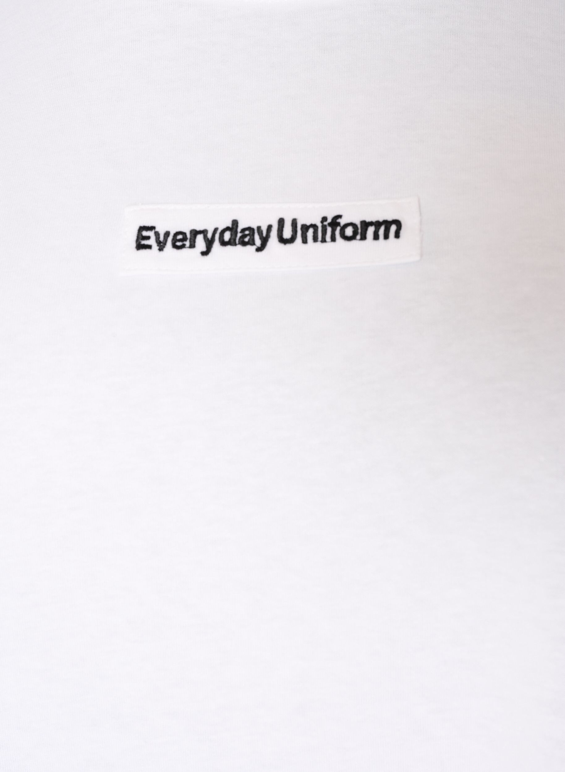 ZizziT-Shirt aus Baumwolle mit Text-Badge, Wei&szlig;, Packshot image number 2
