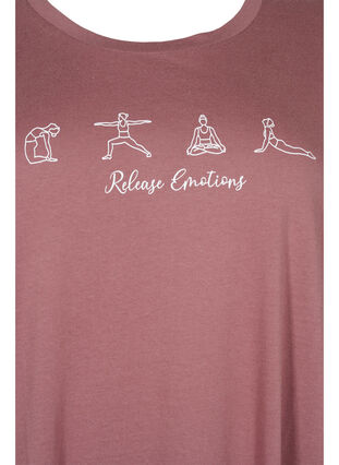Oversize Schlaf-T-Shirt aus Bio-Baumwolle, Rose Brown W. Relax , Packshot image number 2