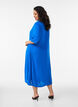 Midikleid mit kurzen &Auml;rmeln, Blau, Model image number 1
