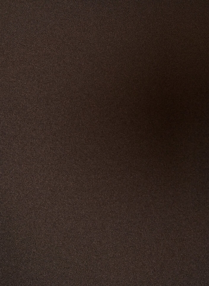 Kurzes Kleid in A-Linien-Form und mit 3/4-&Auml;rmeln, Braun, Packshot image number 2