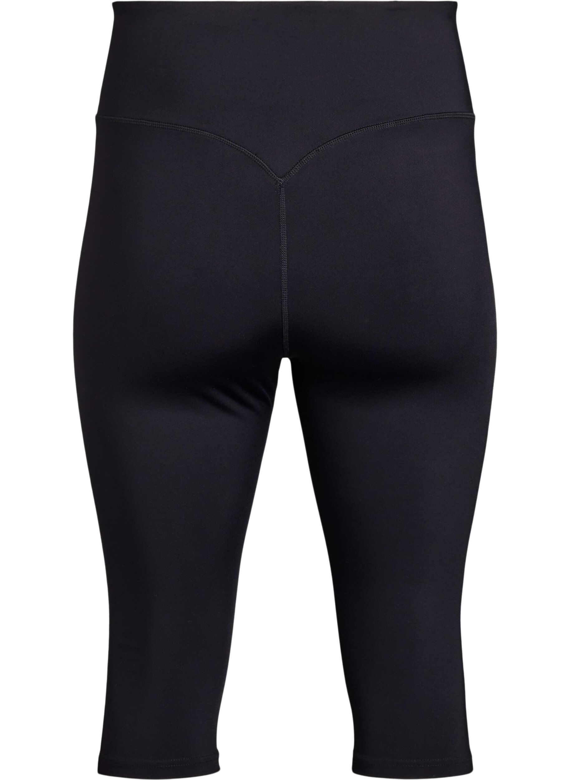 ZizziCORE, Squat-proof 3/4 Trainingsleggings mit Tasche, Schwarz, Packshot image number 1