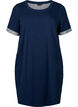 Kurzärmliges Sweatkleid mit Taschen, Black Iris, Packshot image number 0