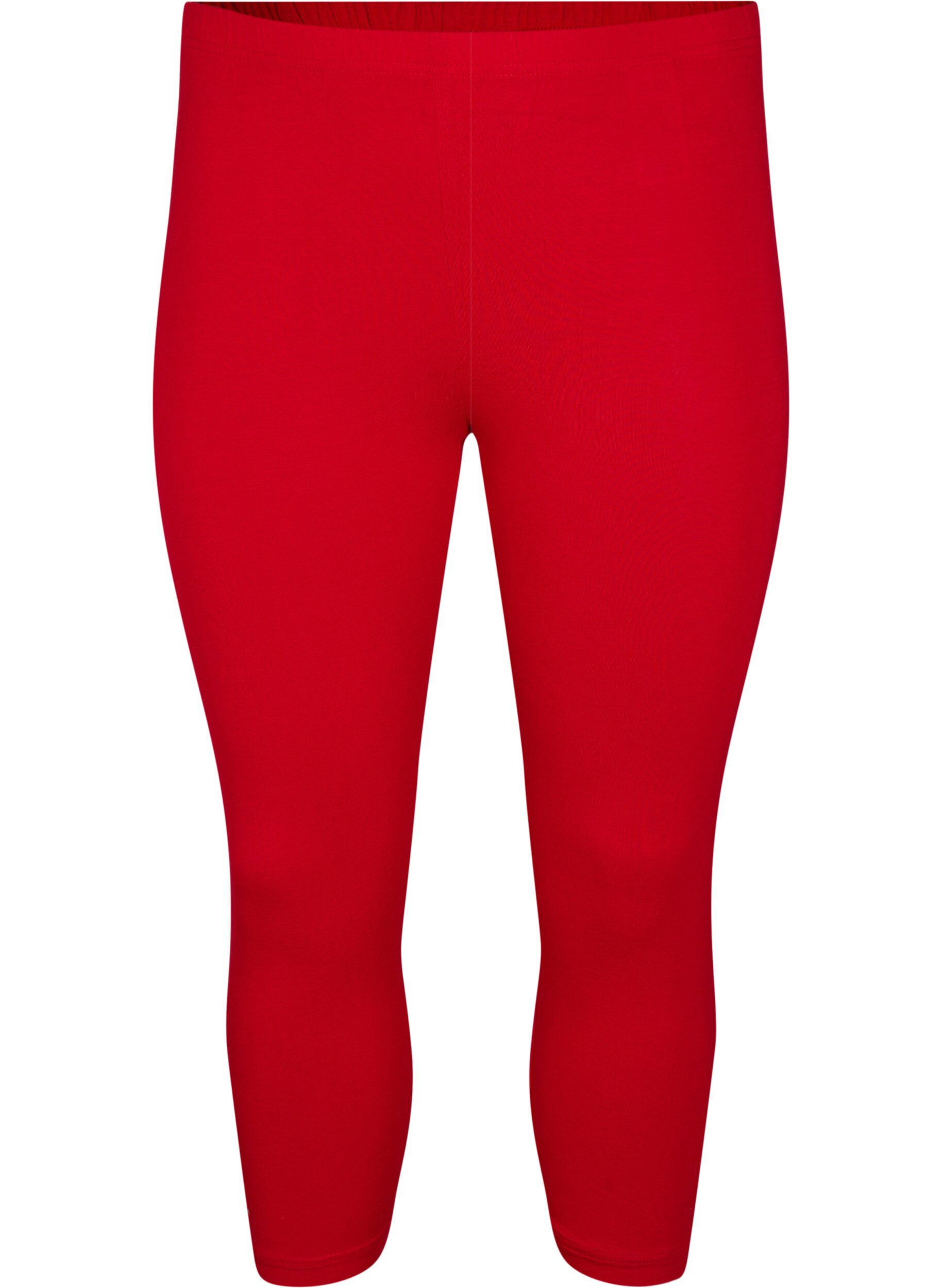 Basic 3/4-Leggings aus Viskose