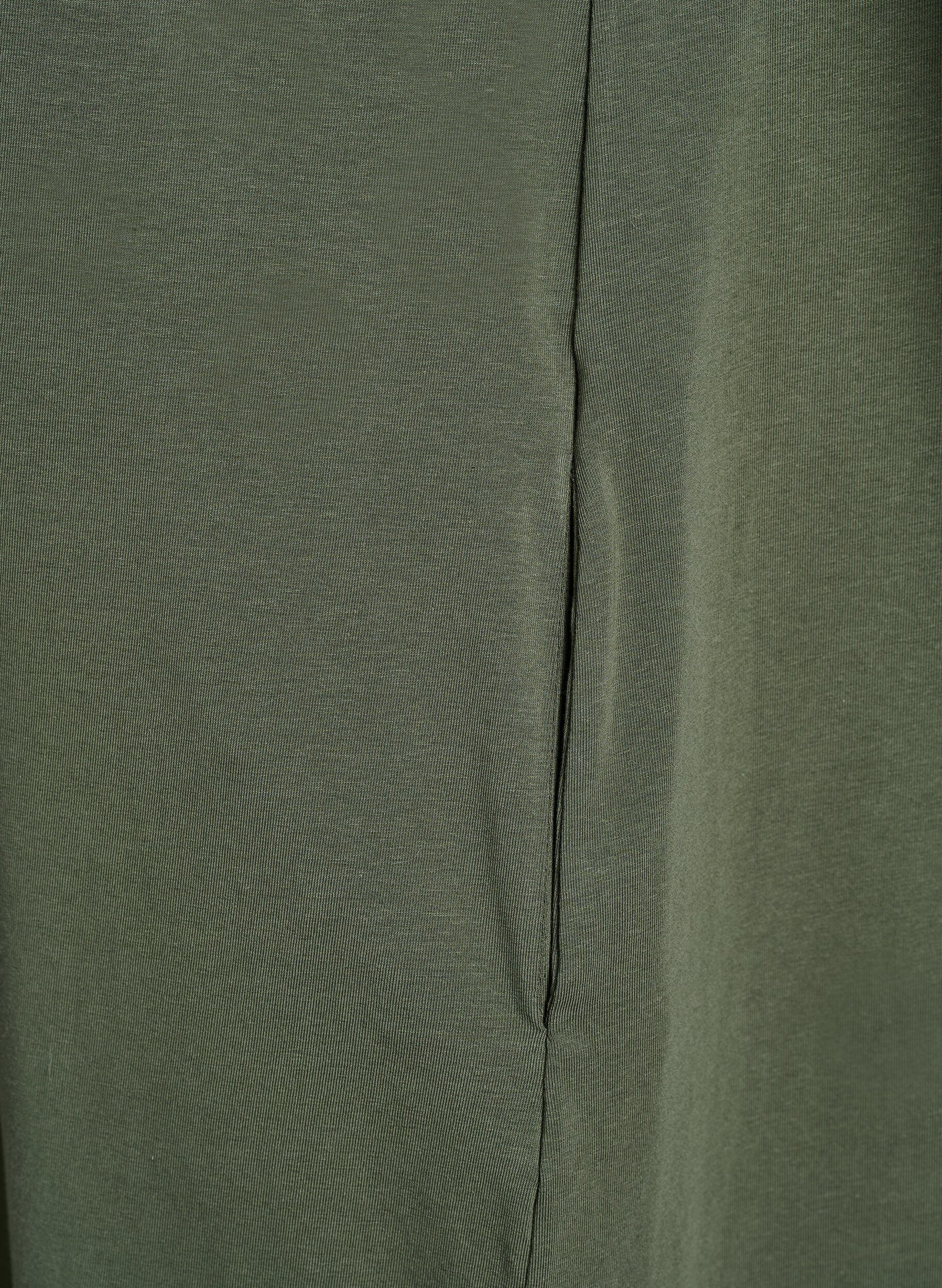 ZizziMidi-T-Shirtkleid mit V-Ausschnitt., 2151, Packshot image number 4