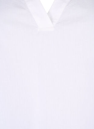 Ärmelloses Baumwolltop mit Rüschen, Bright White, Packshot image number 2