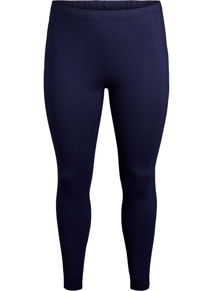 Basic-Leggings aus Viskose, Blau, Packshot image number 0