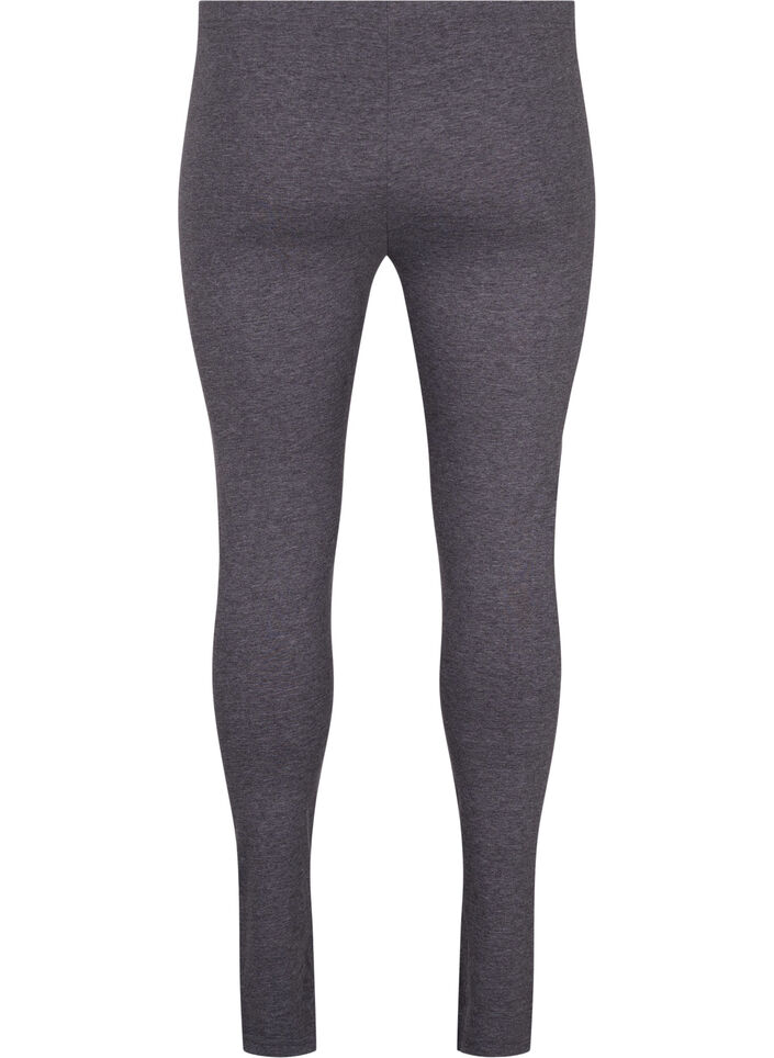 Graue Melange-Leggings, Dark Grey Melange, Packshot image number 1