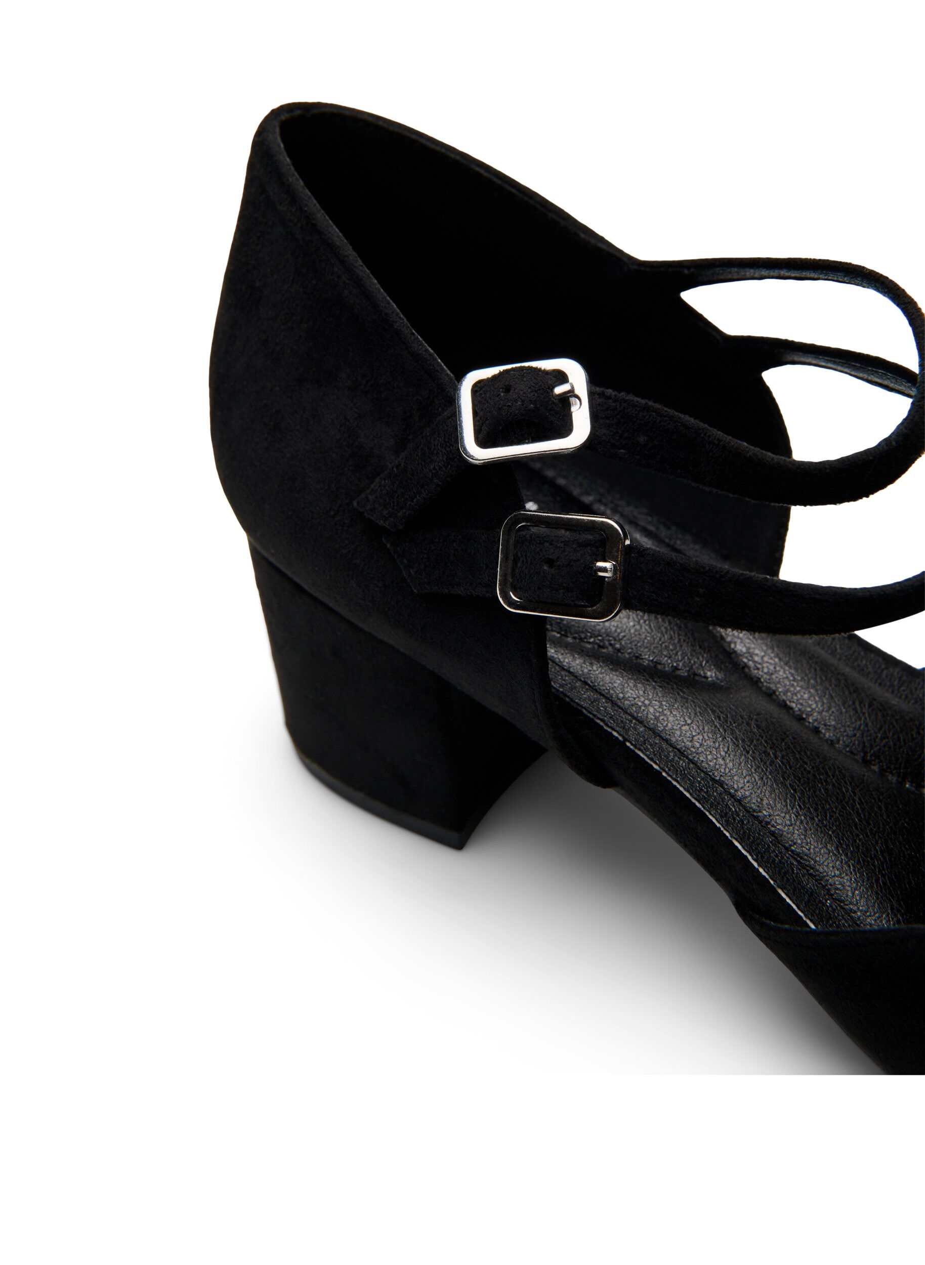 ZizziPumps mit doppelten Riemen, Schwarz, Packshot image number 3