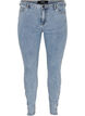 Cropped Amy Jeans mit Schleifen, Light blue, Packshot image number 0
