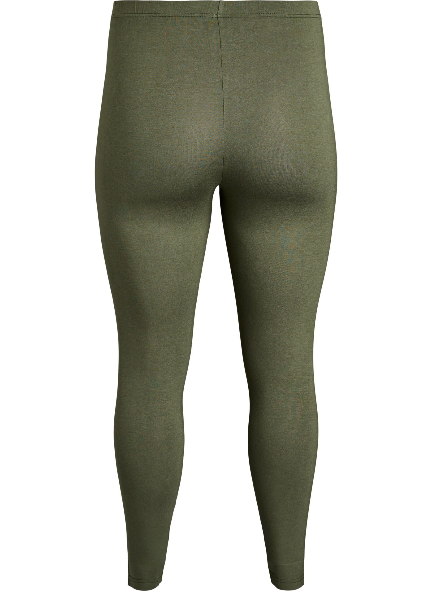 ZizziBasic Leggings aus Viskose, Gr&uuml;n, Packshot image number 1