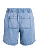 Locker geschnittene Jeansshorts mit hoher Taille, Blau, Packshot image number 1